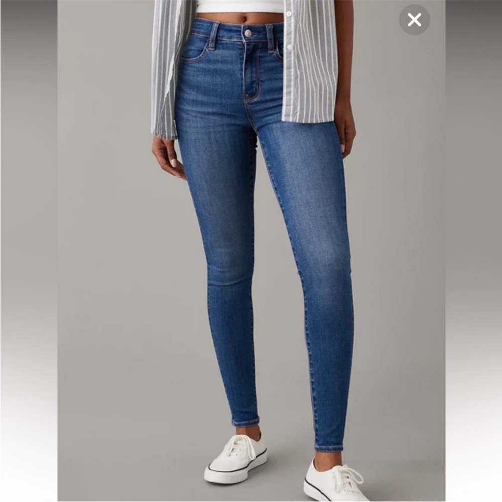 AE High Rise Skinny Jeans Size 2